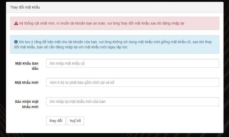Đổi mật khẩu rút tiền để tránh rủi ro lừa đảo