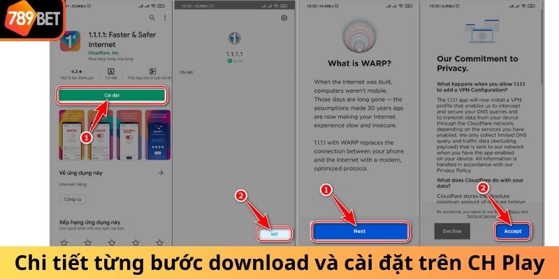 Chi tiết từng bước download và cài đặt trên CH Play